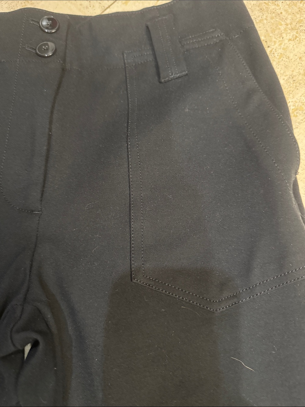 Anthropologie Black Wide-Leg Trousers - Picture 4 of 11